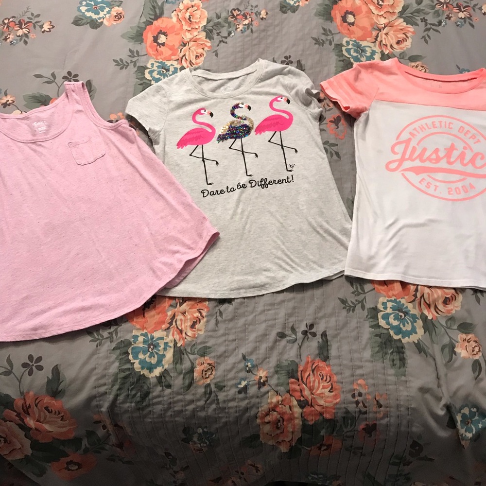 Girls justice tops